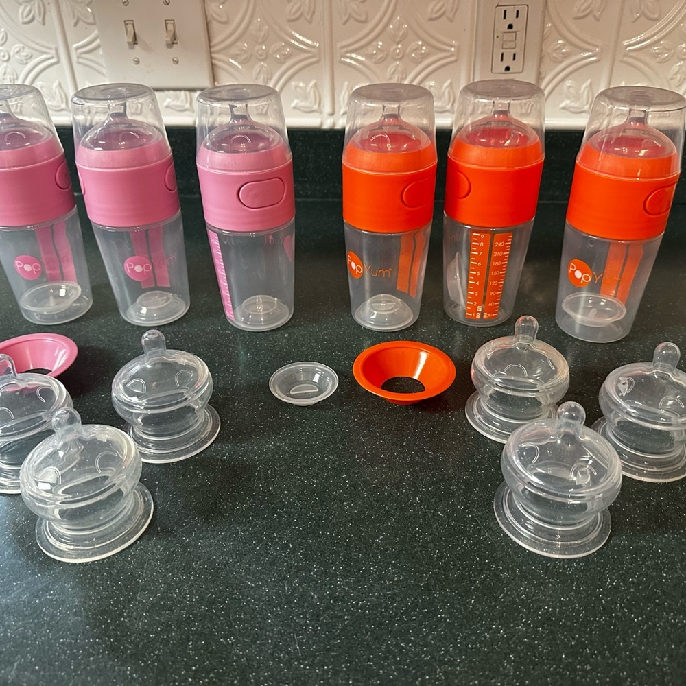 Popyum baby bottle lot